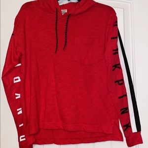 Pink brand long sleeve shirt in the size xs but it fits to be a small.